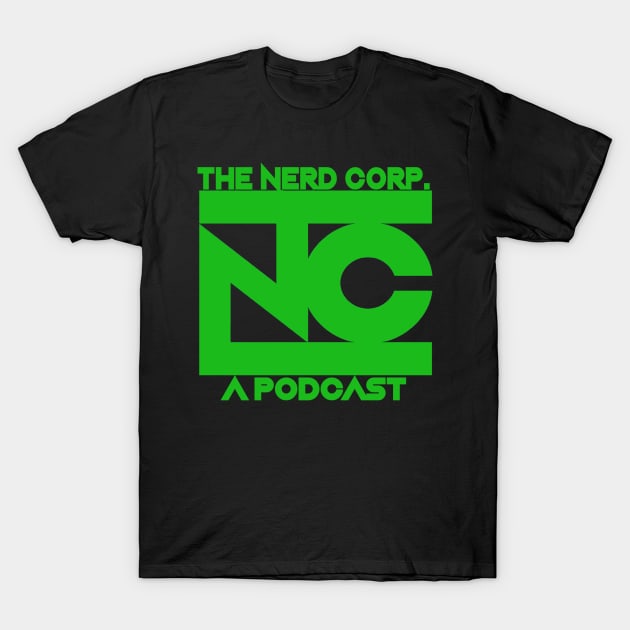 Green NC Logo T-Shirt by The Nerd Corporation